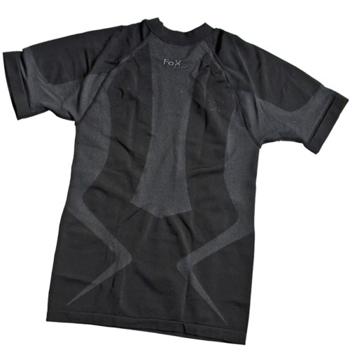 Fox outdoor thermal functional undershirt, short sleeve, black